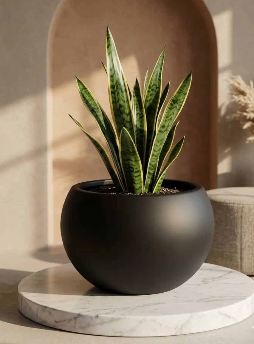 Ivory Orb Planter (FP-1021) - Image 3