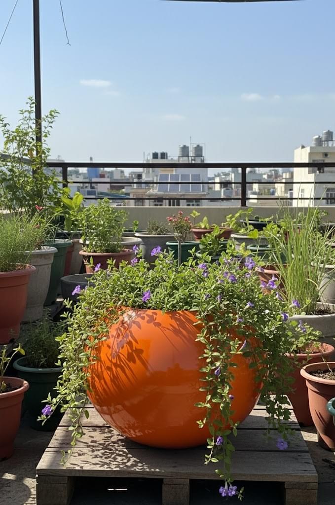 globe bowl planter (fp 1016)