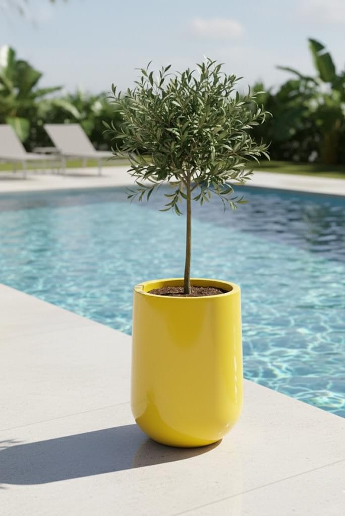 round cylinder planter (fp 1004)